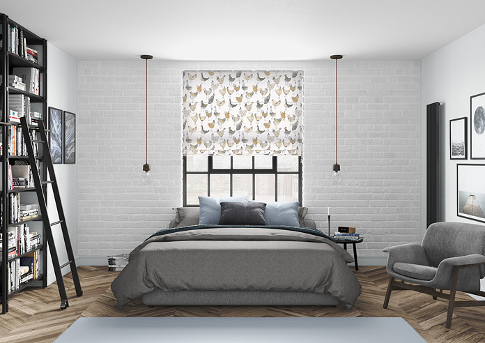 Harriet, Graphite - Roman Blind - Image 5